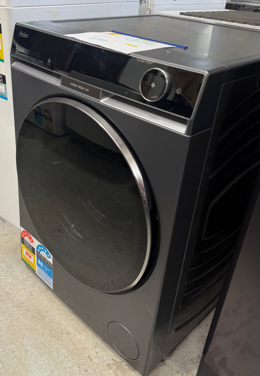 Factory second Haier 12kg Front Load Washer & 10kg Heat Pump Dryer Matching Laundry Set – HWF12PXB1 + HDHP10PXB1(NAT)