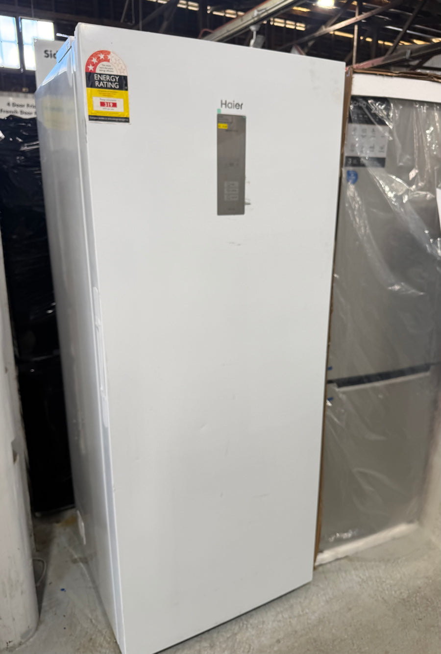 Factory Second Haier 386L Vertical Frost Free Freezer White HVF430VW