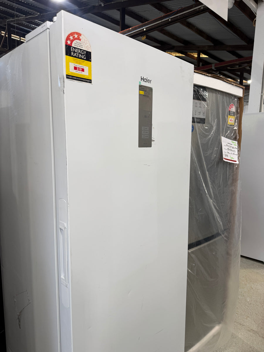 Factory Second Haier 386L Vertical Frost Free Freezer White HVF430VW