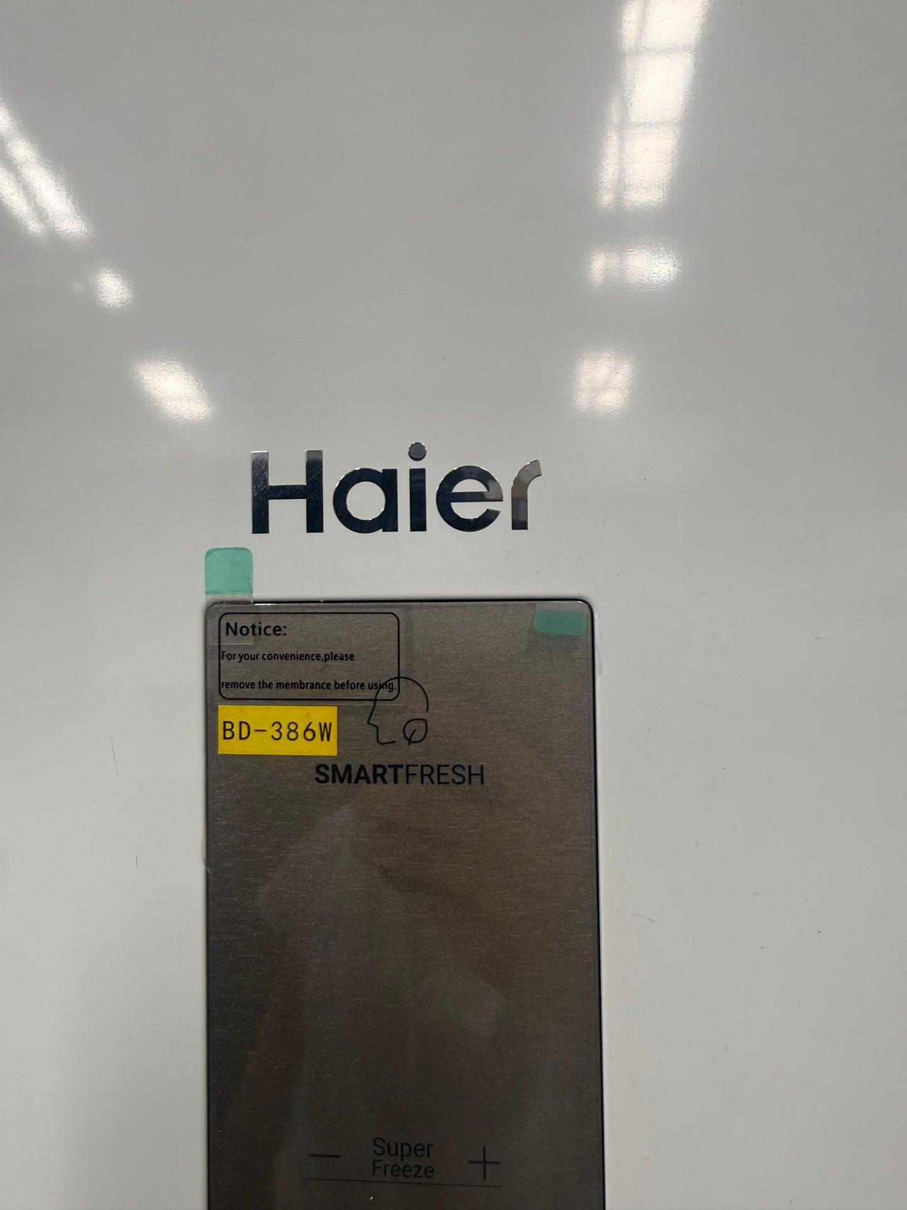 Factory Second Haier 386L Vertical Frost Free Freezer White HVF430VW