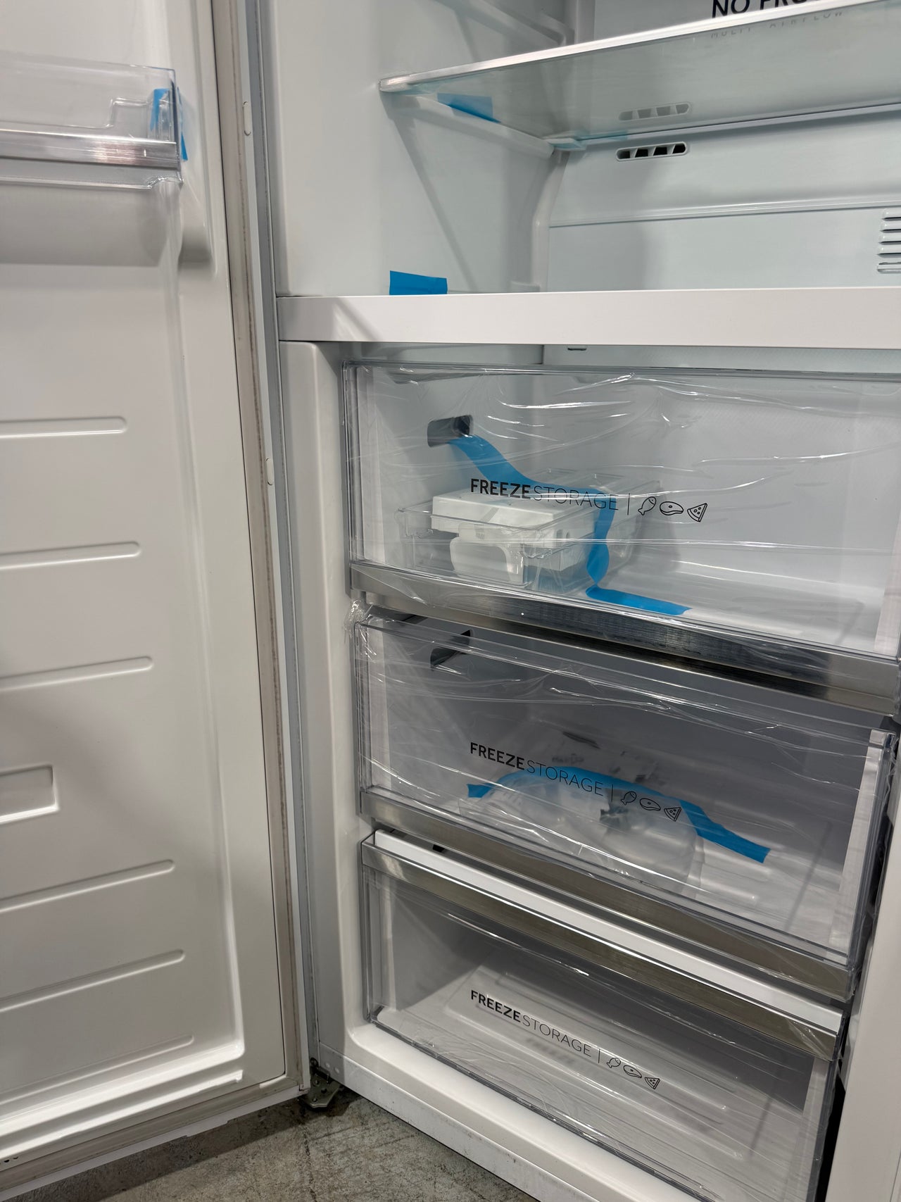 Factory Second Haier 386L Vertical Frost Free Freezer White HVF430VW