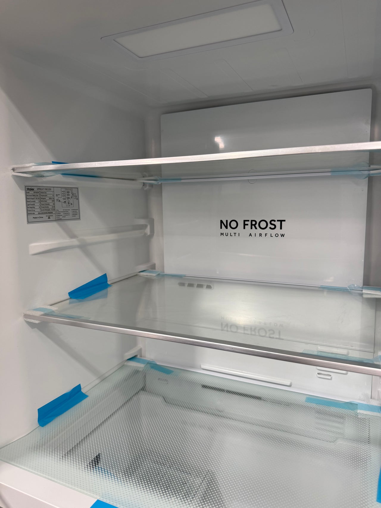 Factory Second Haier 386L Vertical Frost Free Freezer White HVF430VW