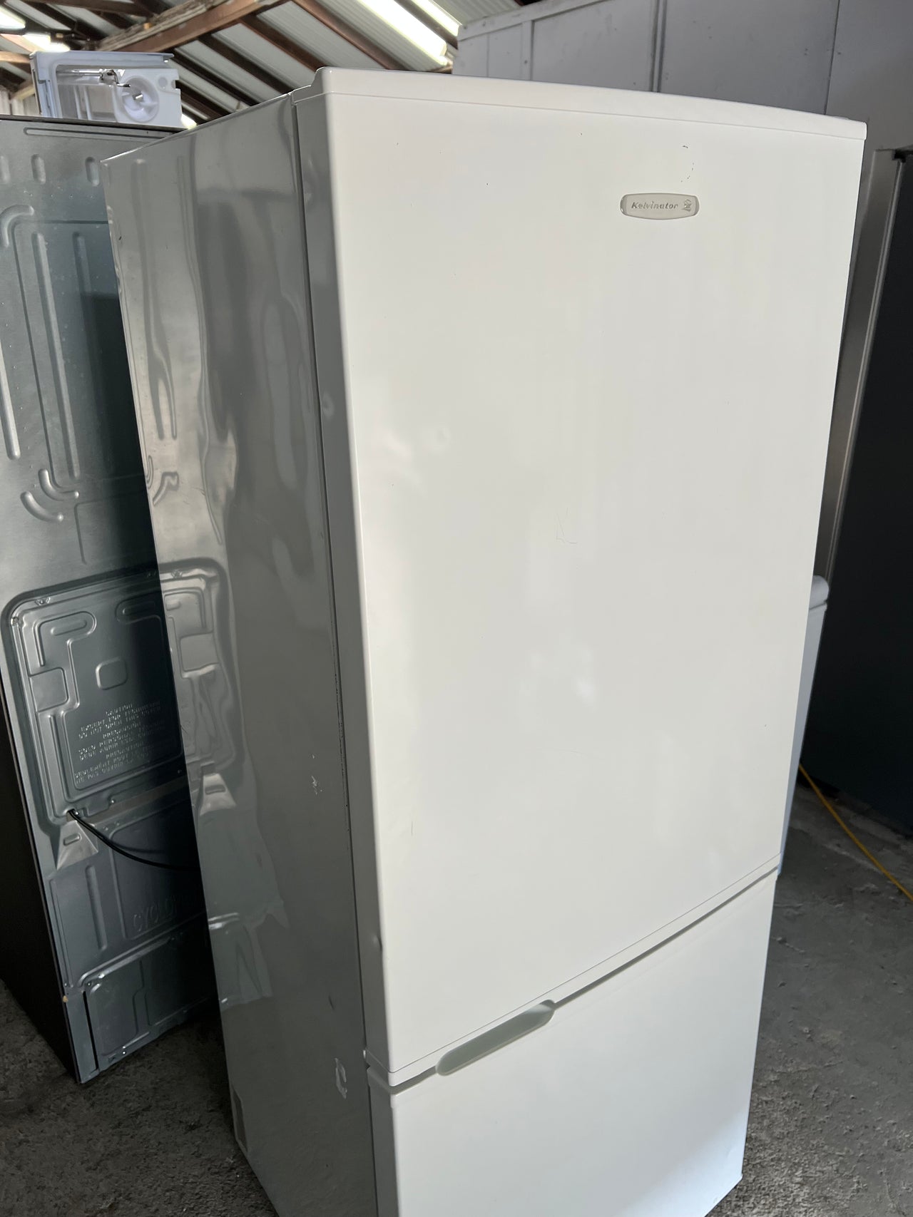 Second hand 380L Kelvinator Bottom Mounted Fridge Freezer KBM3800WB - Second Hand Appliances Geebung