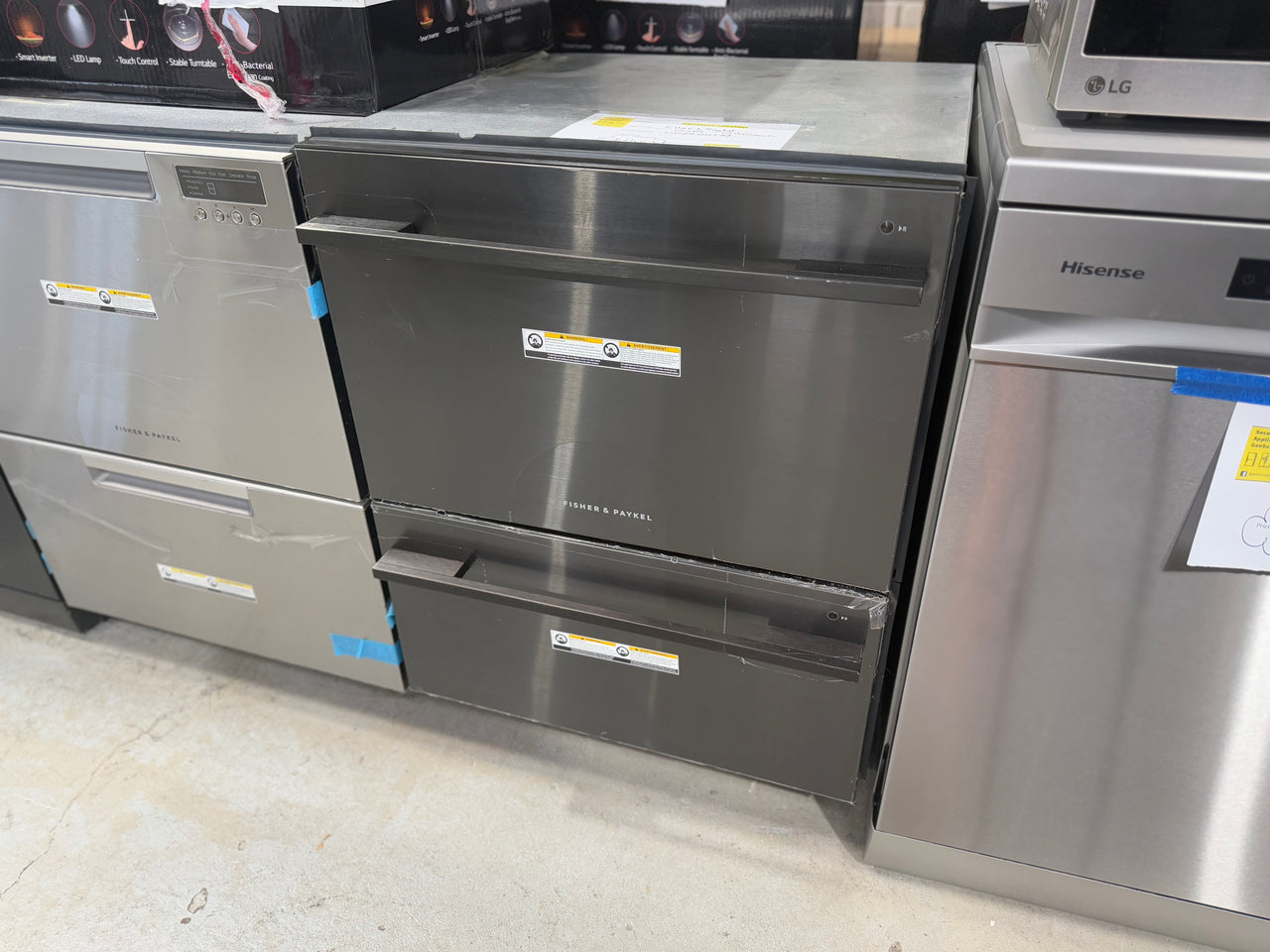 Factory second Fisher&Paykel Double Dishdrawer Dishwasher DD60DDFB9 - Second Hand Appliances Geebung