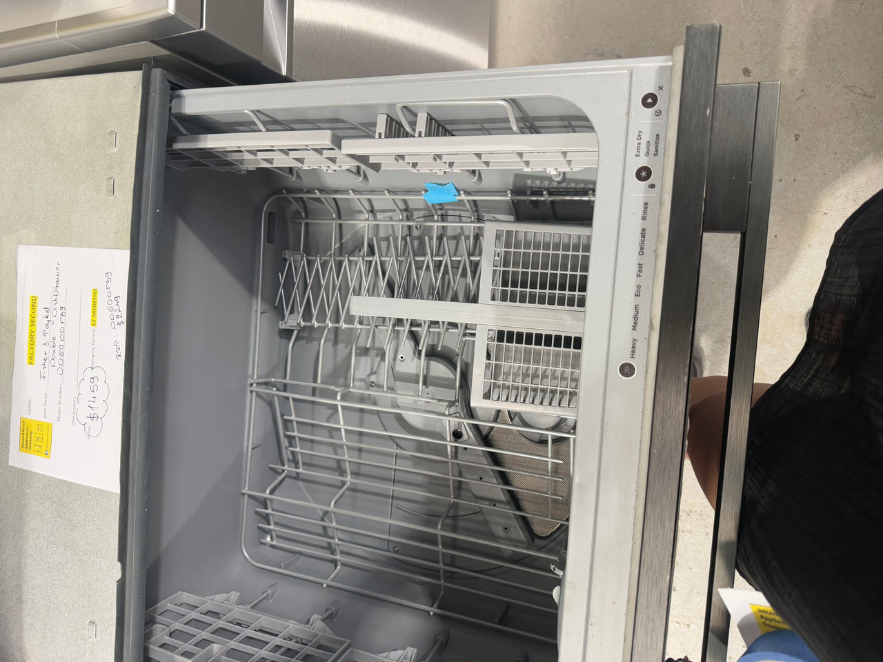 Factory second Fisher&Paykel Double Dishdrawer Dishwasher DD60DDFB9 - Second Hand Appliances Geebung