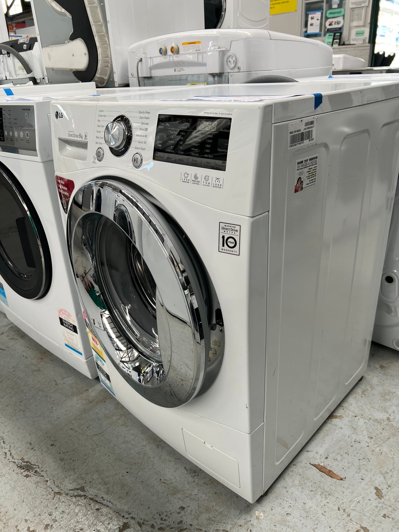 Second hand LG WD14024D6 8kg Front Load Washing Machine Model: WD14024D6 - Second Hand Appliances Geebung