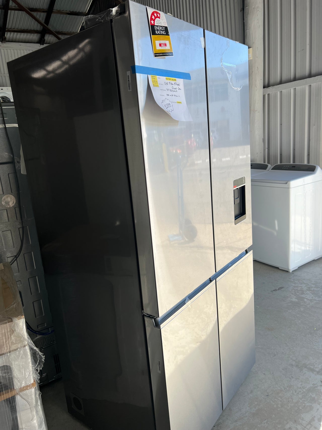 Factory Second Fisher & Paykel 690L Quad Door Refrigerator RF730QNUVX1 - Second Hand Appliances Geebung