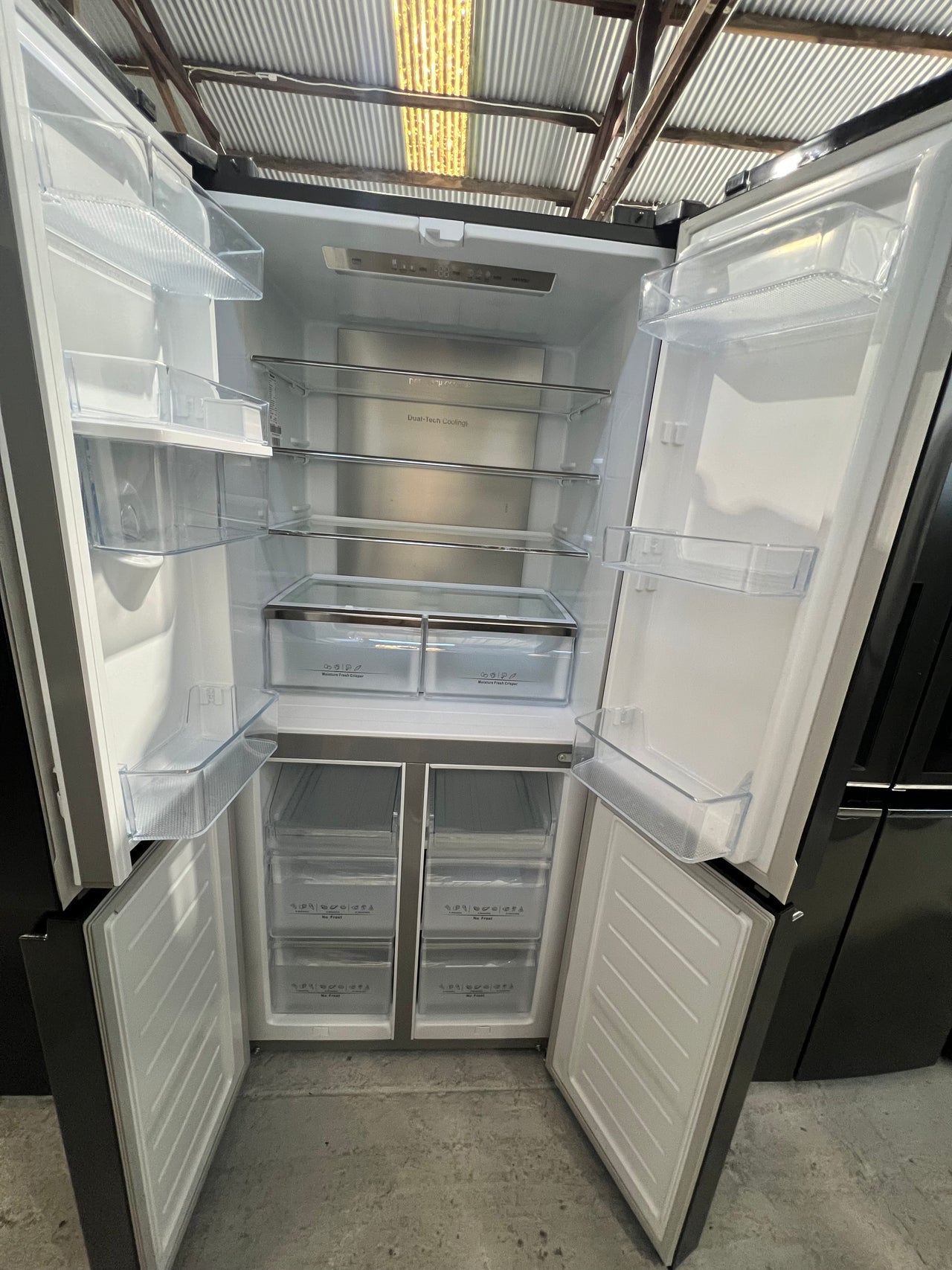 Factory second Hisense 454L French Door Refrigerator Model: HRCD454BW - Second Hand Appliances Geebung