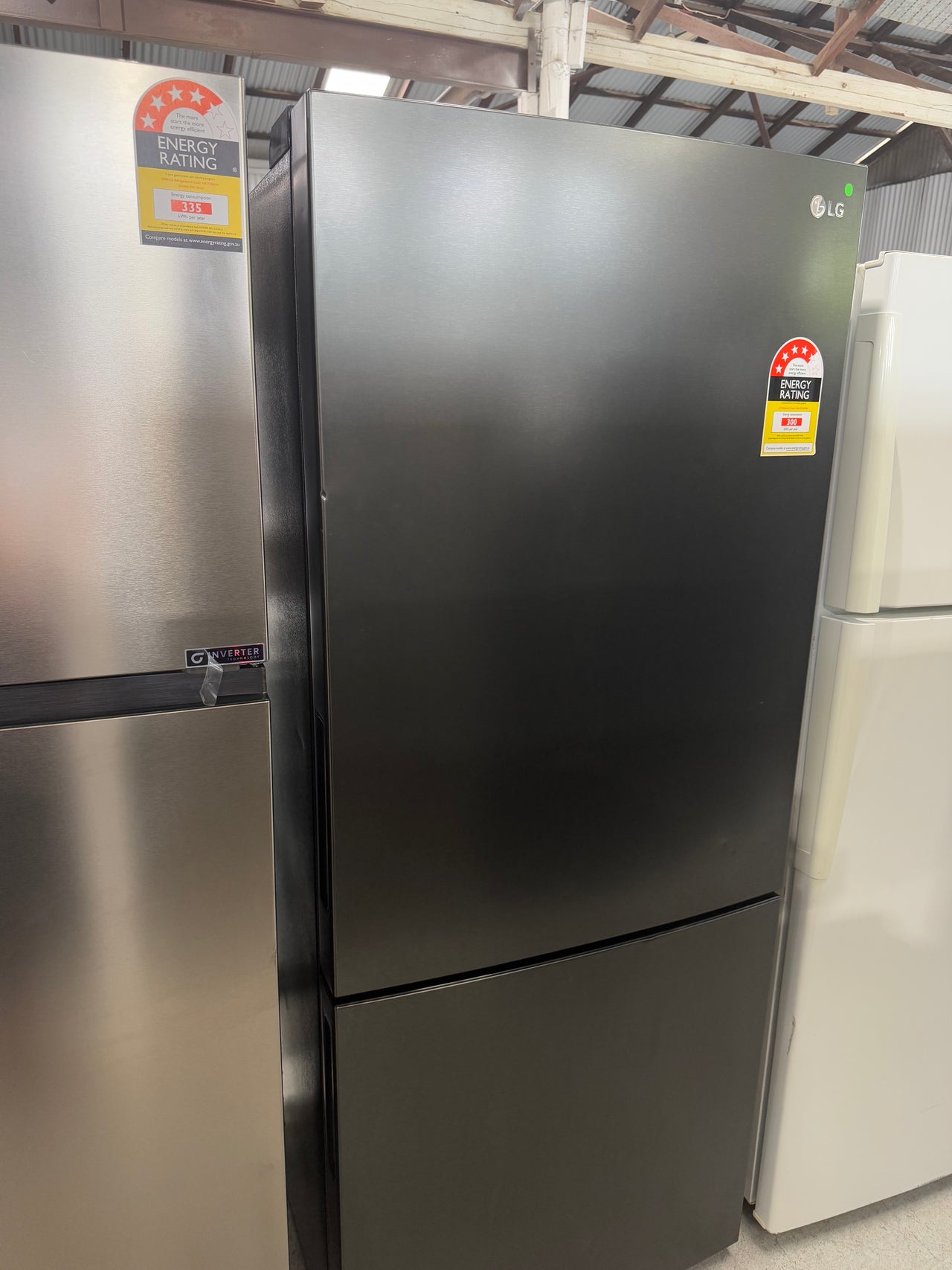 Factory Second LG 420L Bottom Mount Refrigerator GB-455MBL