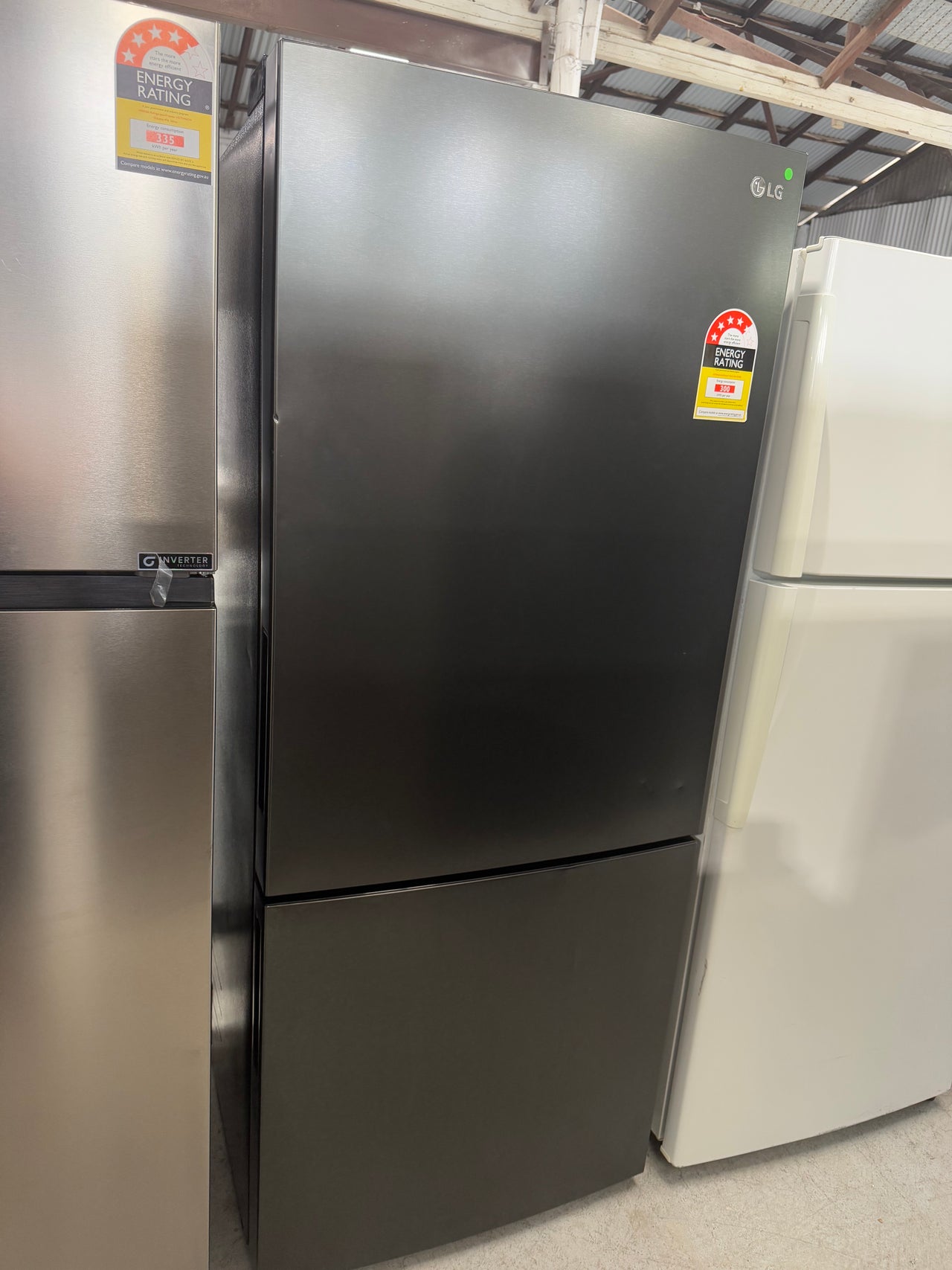 Factory Second LG 420L Bottom Mount Refrigerator GB-455MBL