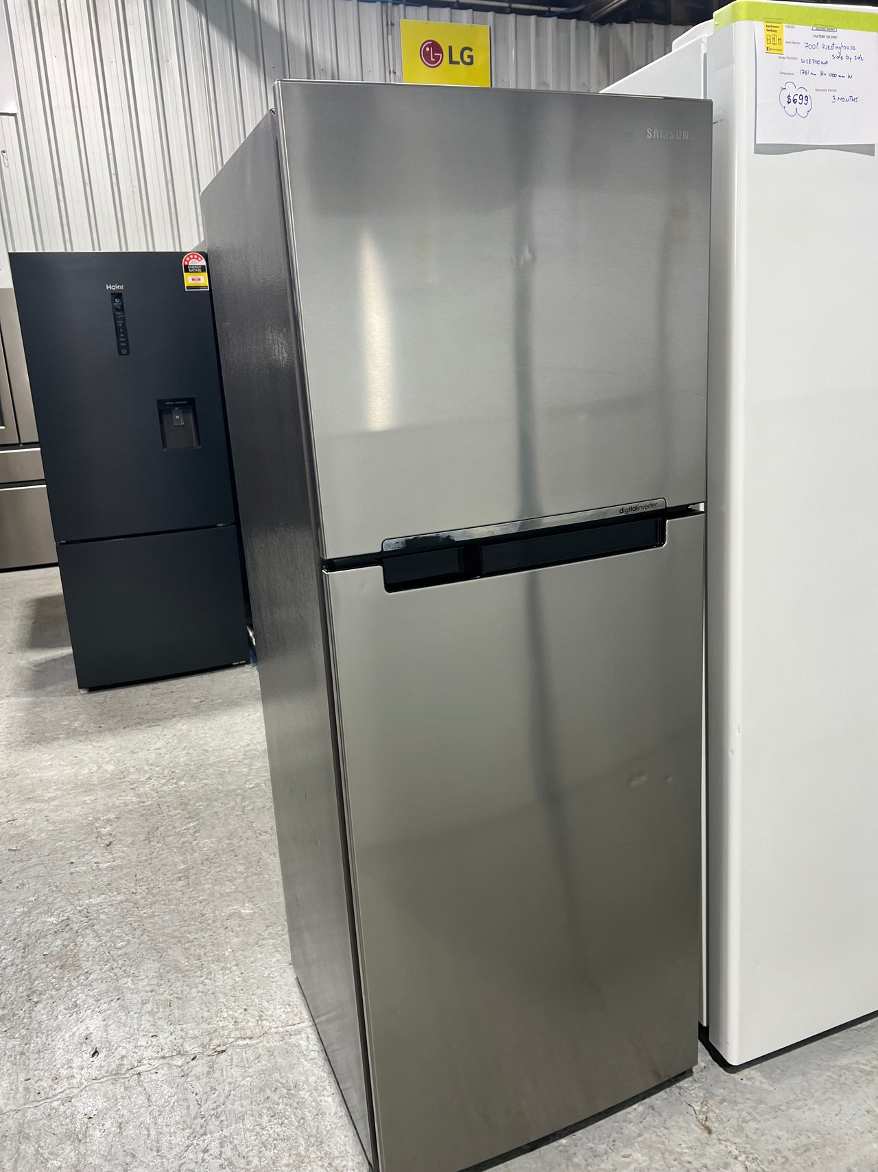 Second hand Samsung 320L Top Mount Fridge SR320MLS - Second Hand Appliances Geebung