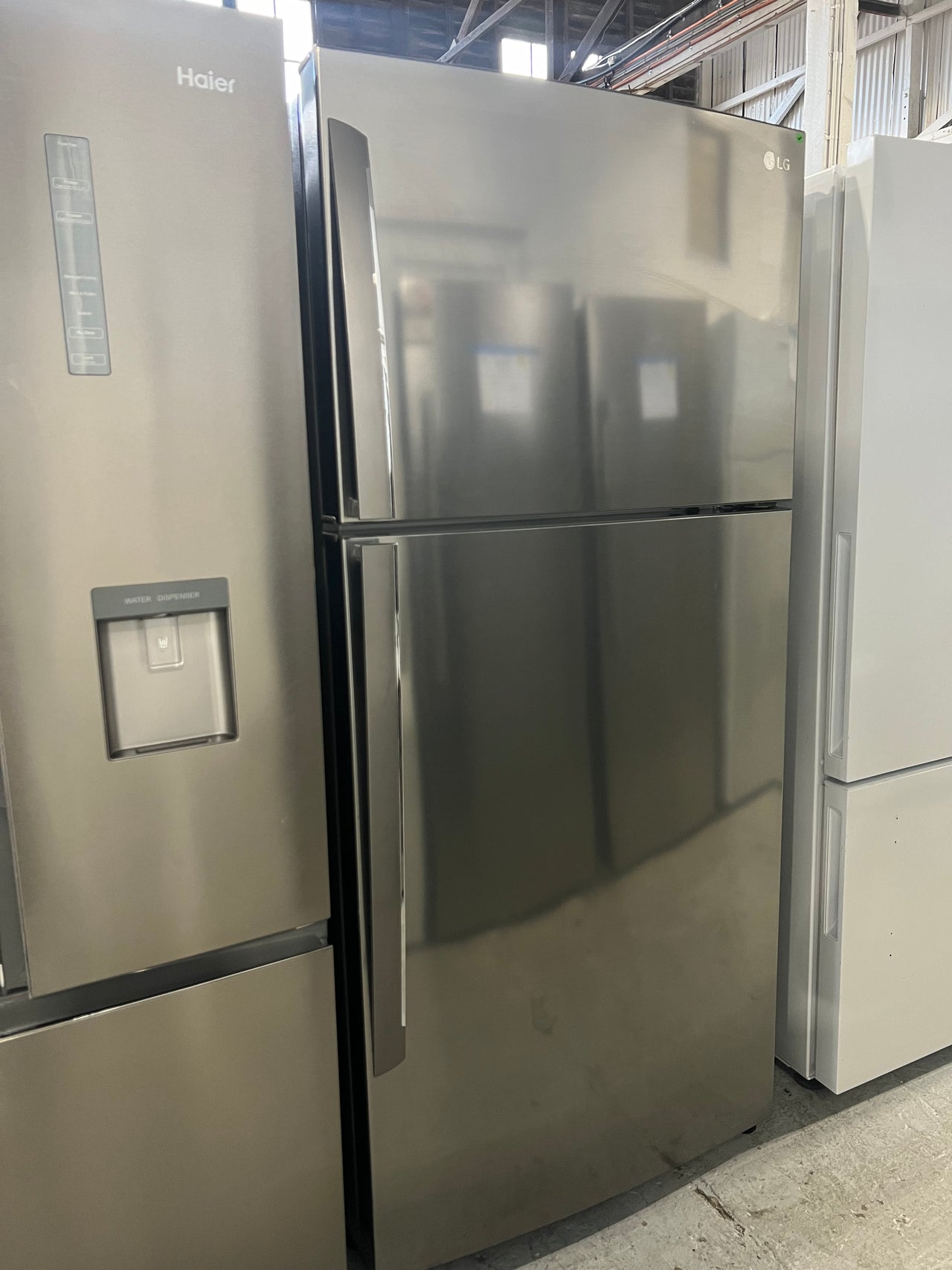 Factory second LG GT-515SDC 478L TOP MOUNT FROST FREE REFRIGERATOR (STAINLESS STEEL) - Second Hand Appliances Geebung