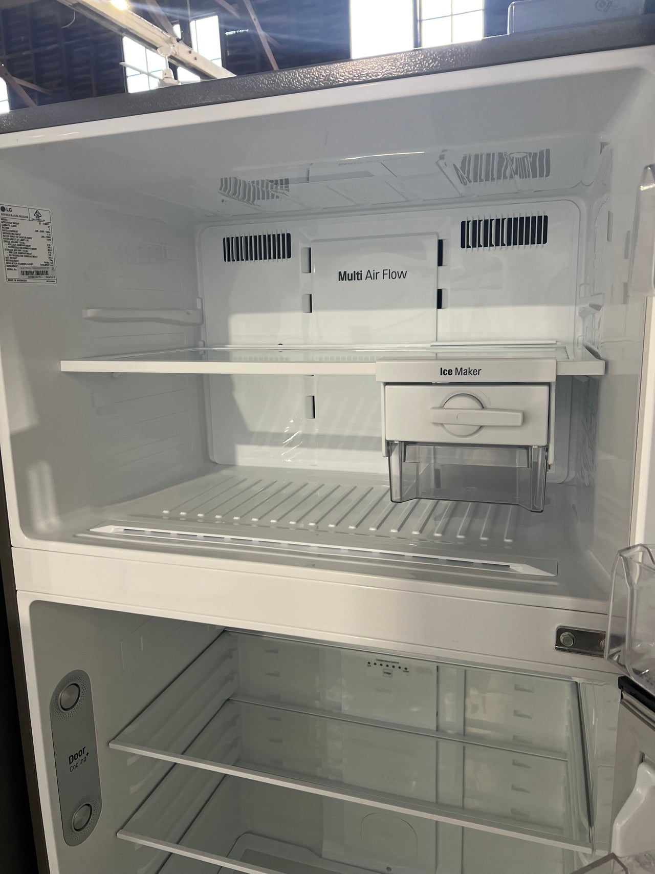 Factory second LG GT-515SDC 478L TOP MOUNT FROST FREE REFRIGERATOR (STAINLESS STEEL) - Second Hand Appliances Geebung