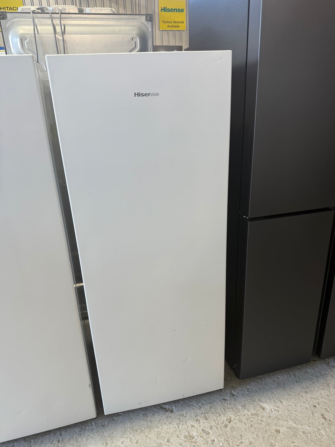 Factory second Hisense HRAF242 is a 242-litre upright refrigerator - Second Hand Appliances Geebung