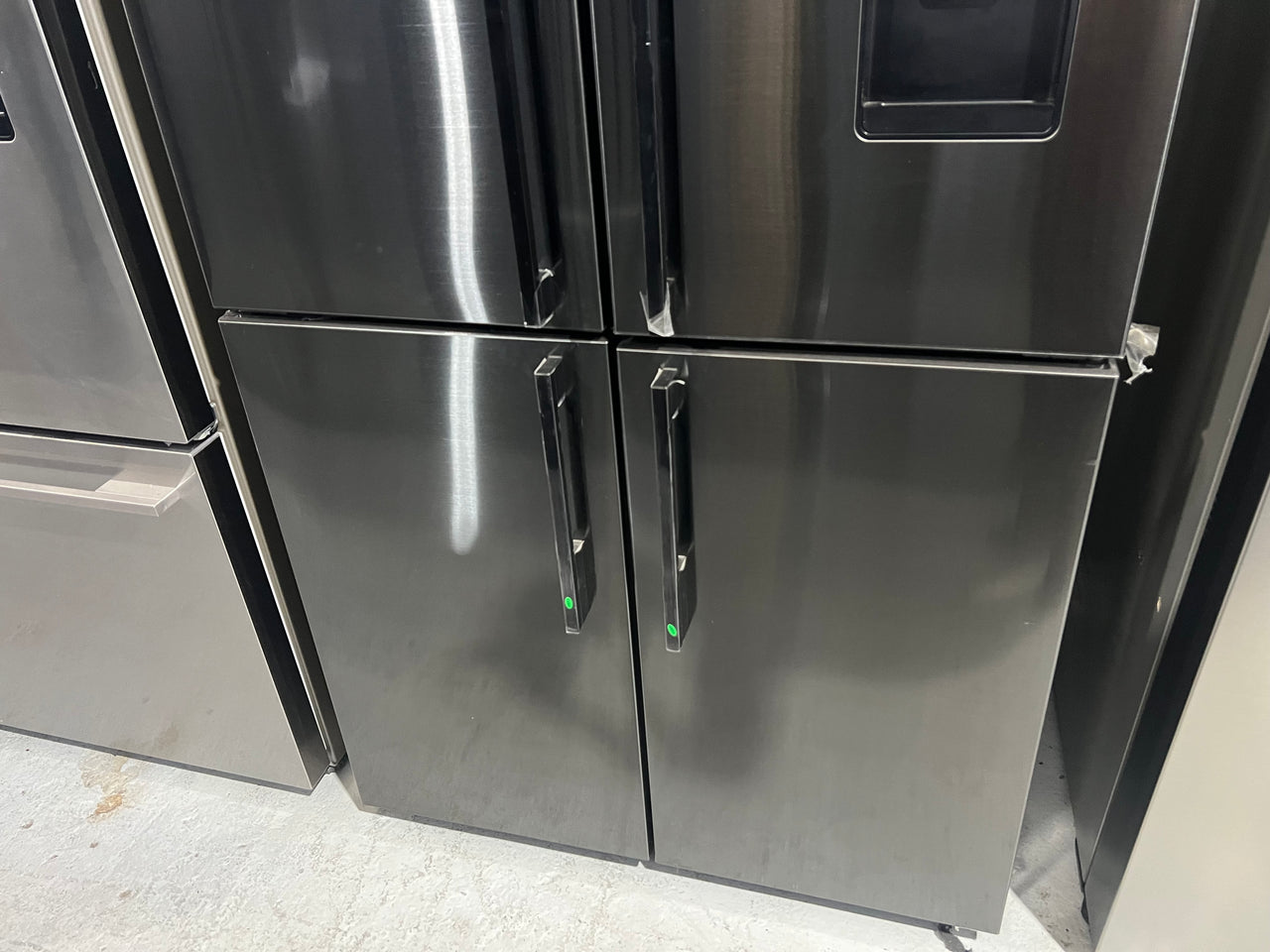 Transportation damaged Fisher & Paykel 538L Quad Door Refrigerator Model: RF605QDUVB2 - Second Hand Appliances Geebung