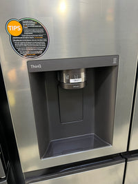 Thumbnail for Factory second LG 635L Side by Side Fridge with Ice & Water Dispenser Stainless Steel GS-L600PL - Second Hand Appliances Geebung