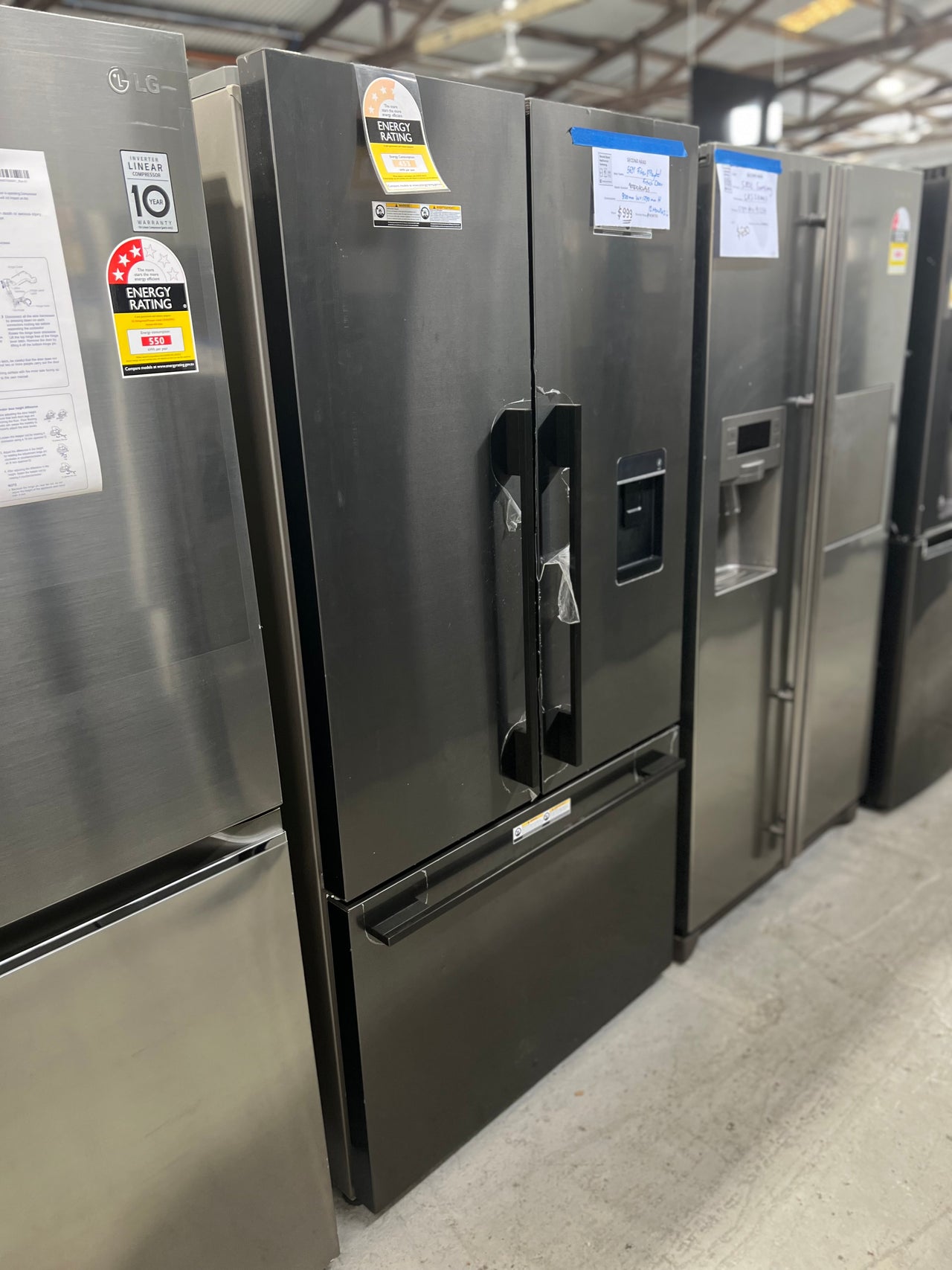 Second hand Fisher & Paykel 569L French Door Fridge Model: RF610ADUB5 - Second Hand Appliances Geebung