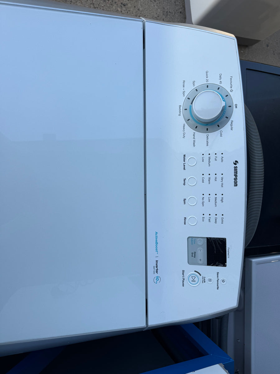 Second hand Simpson 10kg Top Load Washing Machine – SWT1043