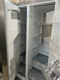 Thumbnail for Factory second LG 635L Side by Side Fridge with Ice & Water Dispenser Stainless Steel GS-L600PL - Second Hand Appliances Geebung