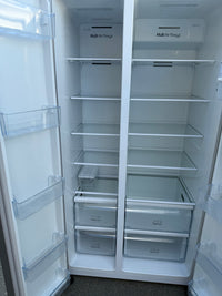 Thumbnail for Factory second Hisense HRSBS578SW 578L Side by Side Fridge (Stainless Steel)