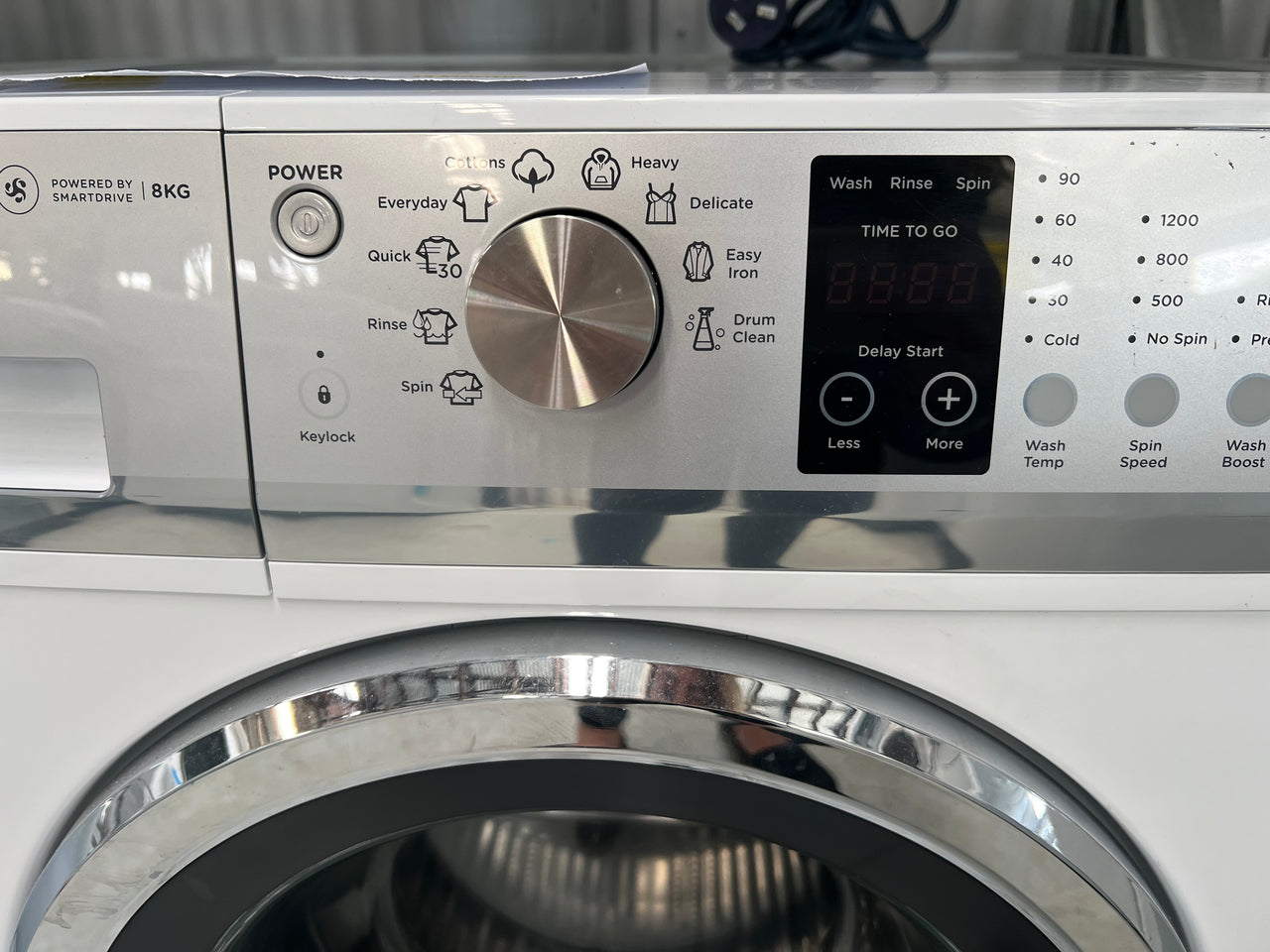 Factory second Fisher & Paykel 8kg Front Loader Washing Machine Model: WH8060J3 - Second Hand Appliances Geebung