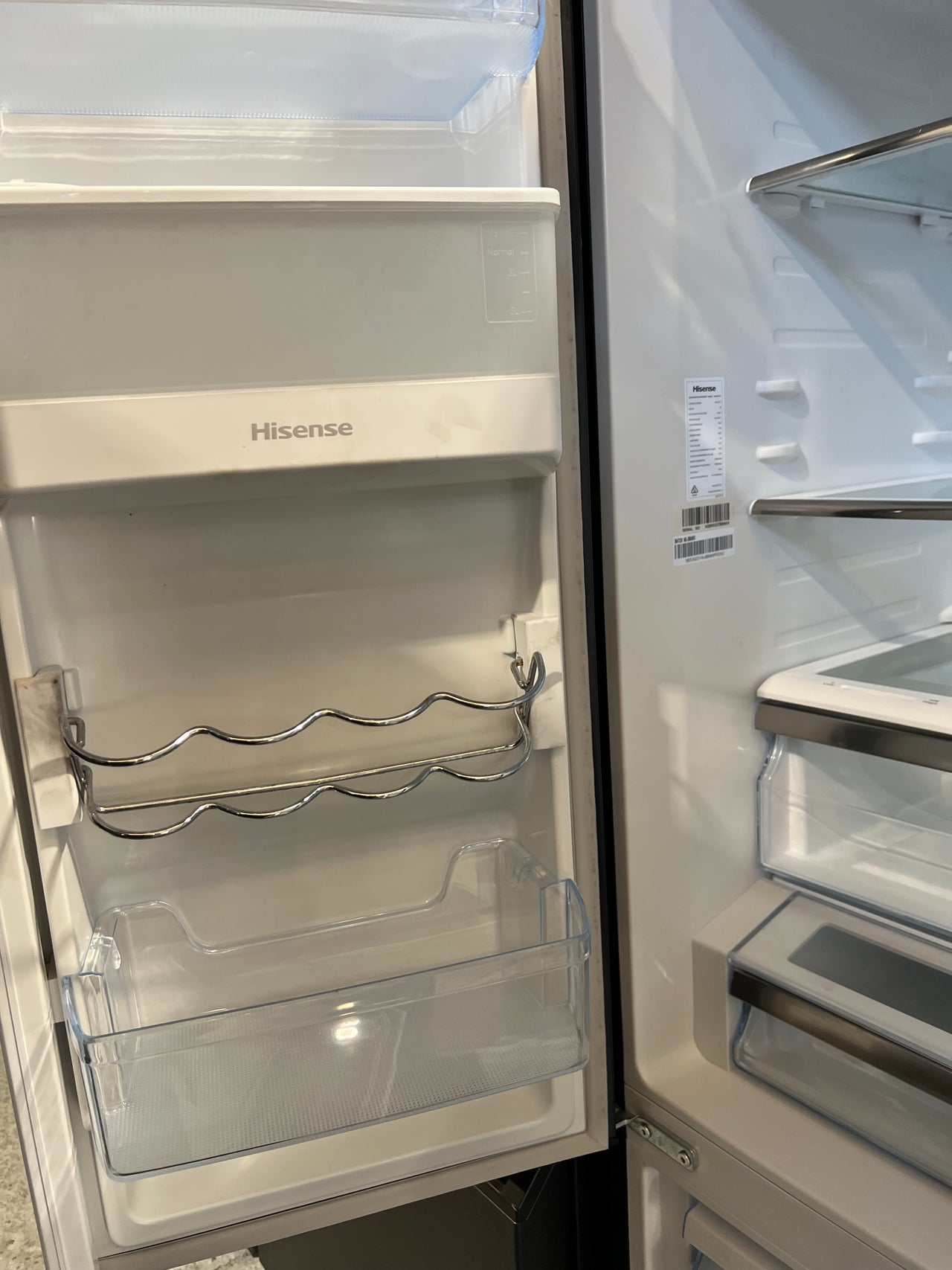 Second hand HISENSE 630L FRENCH DOOR FRIDGE Model: HR6FDFF630B - Second Hand Appliances Geebung