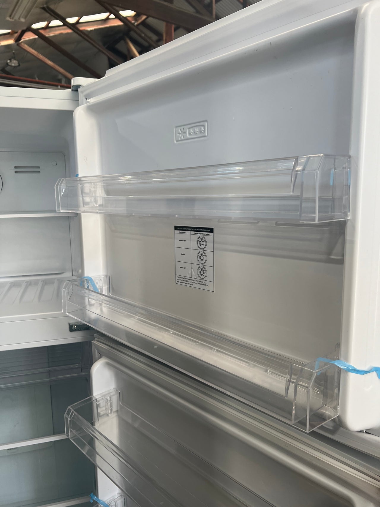 Second hand Haier 415L Top Mount Fridge - White  Usable volume 415l Model: HRF454TW3 - Second Hand Appliances Geebung