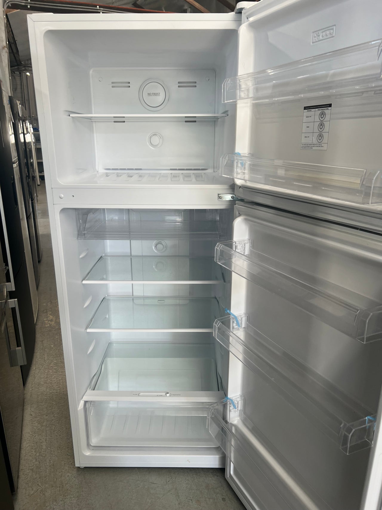 Second hand Haier 415L Top Mount Fridge - White  Usable volume 415l Model: HRF454TW3 - Second Hand Appliances Geebung