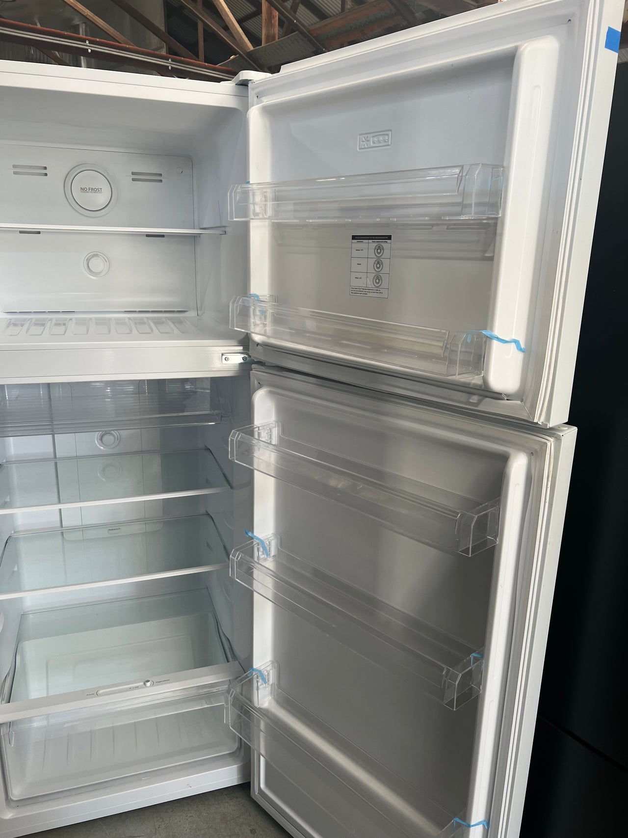 Second hand Haier 415L Top Mount Fridge - White  Usable volume 415l Model: HRF454TW3 - Second Hand Appliances Geebung