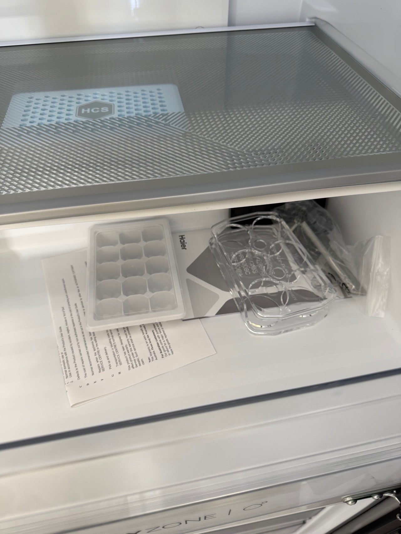 Factory second Haier 431L Bottom Mount Refrigerator Model:HRF420BHC