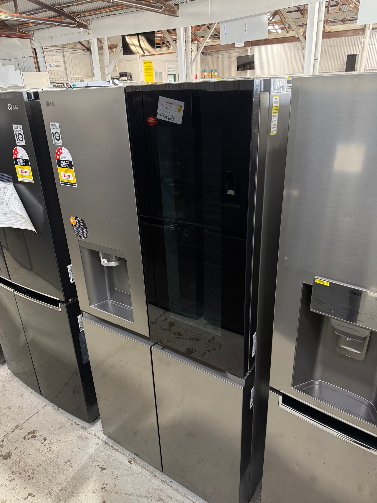 Transportation damaged LG 508L InstaView Refrigerator GF-VN500PL