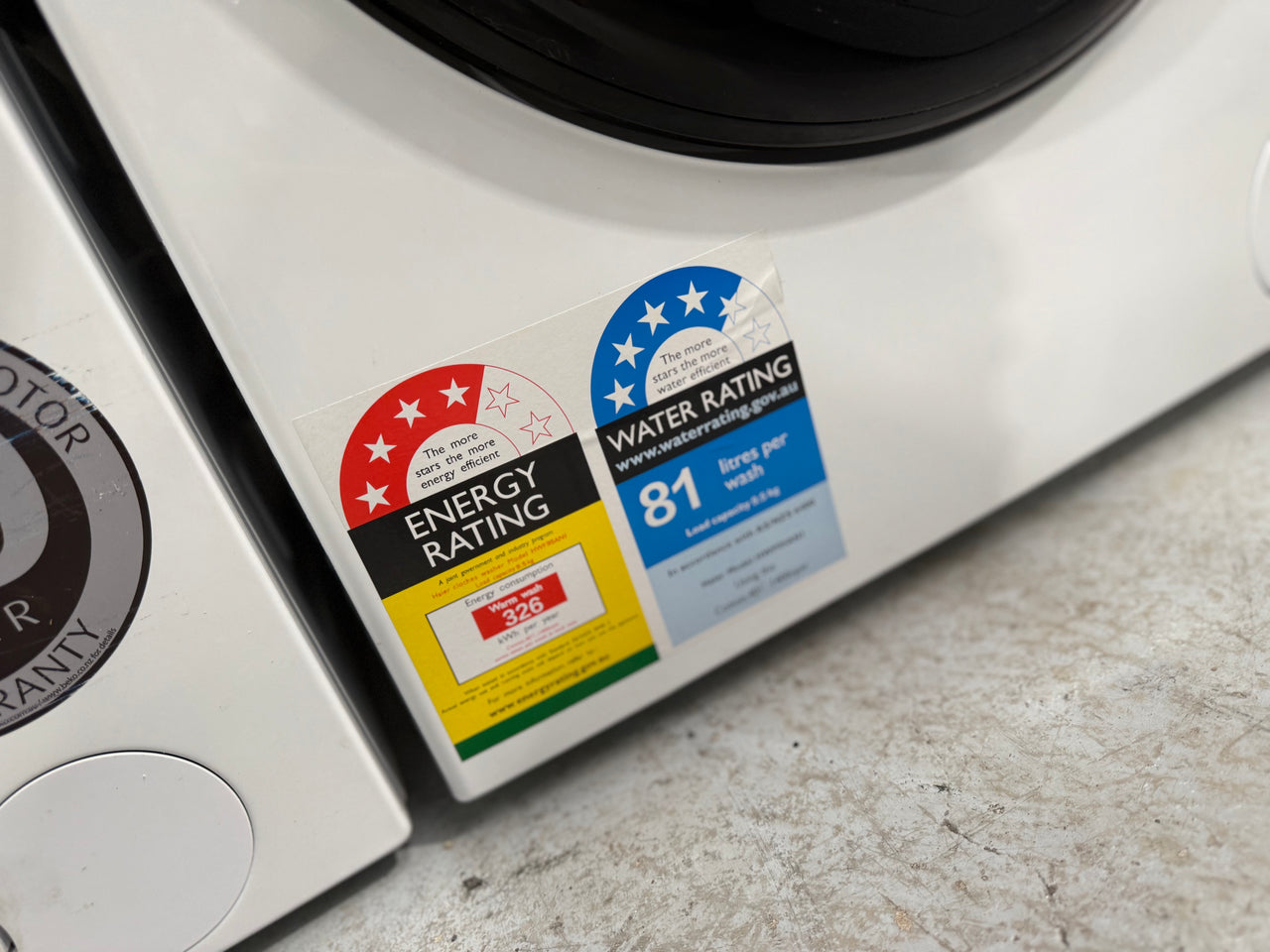 Factory second Haier 9.5kg Front Load Washer with Steam Model: HWF95AN1