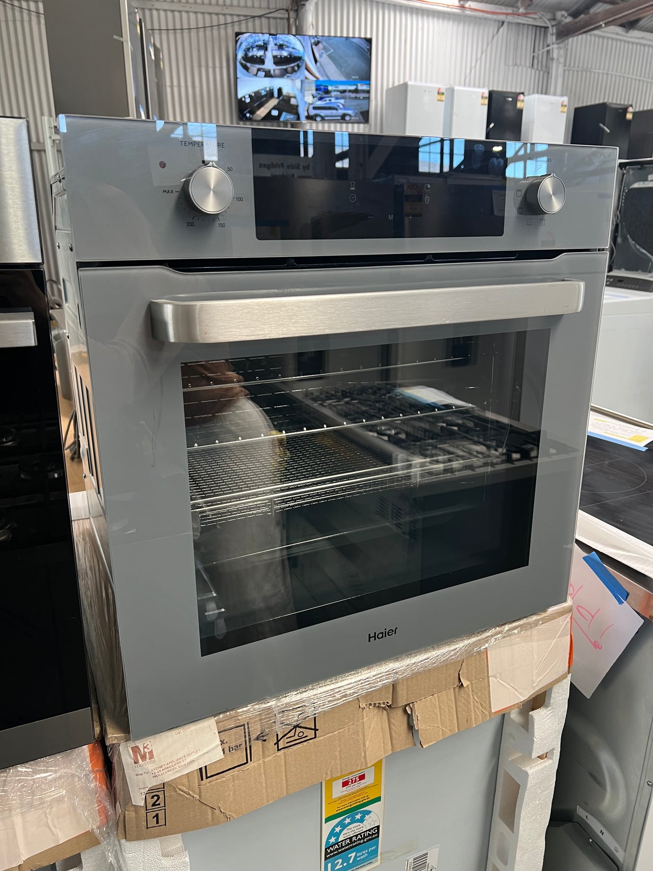 Factory second Haier 60cm Electric Oven, 60cm, 7 Function, with Air Fry - Second Hand Appliances Geebung