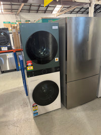 Thumbnail for LG 12kg/9kg WashTower All-In-One Stacked Washer Dryer Forest Green and Beige WWT-1209FGB - Second Hand Appliances Geebung