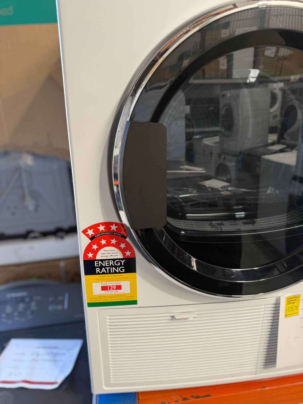 Laundry Package/Factory second Fisher&Paykel 12kg front loader washing machine WH1260P1 + 9kg Fisher&Paykel Heat Pump Dryer DH9060P2 - Second Hand Appliances Geebung