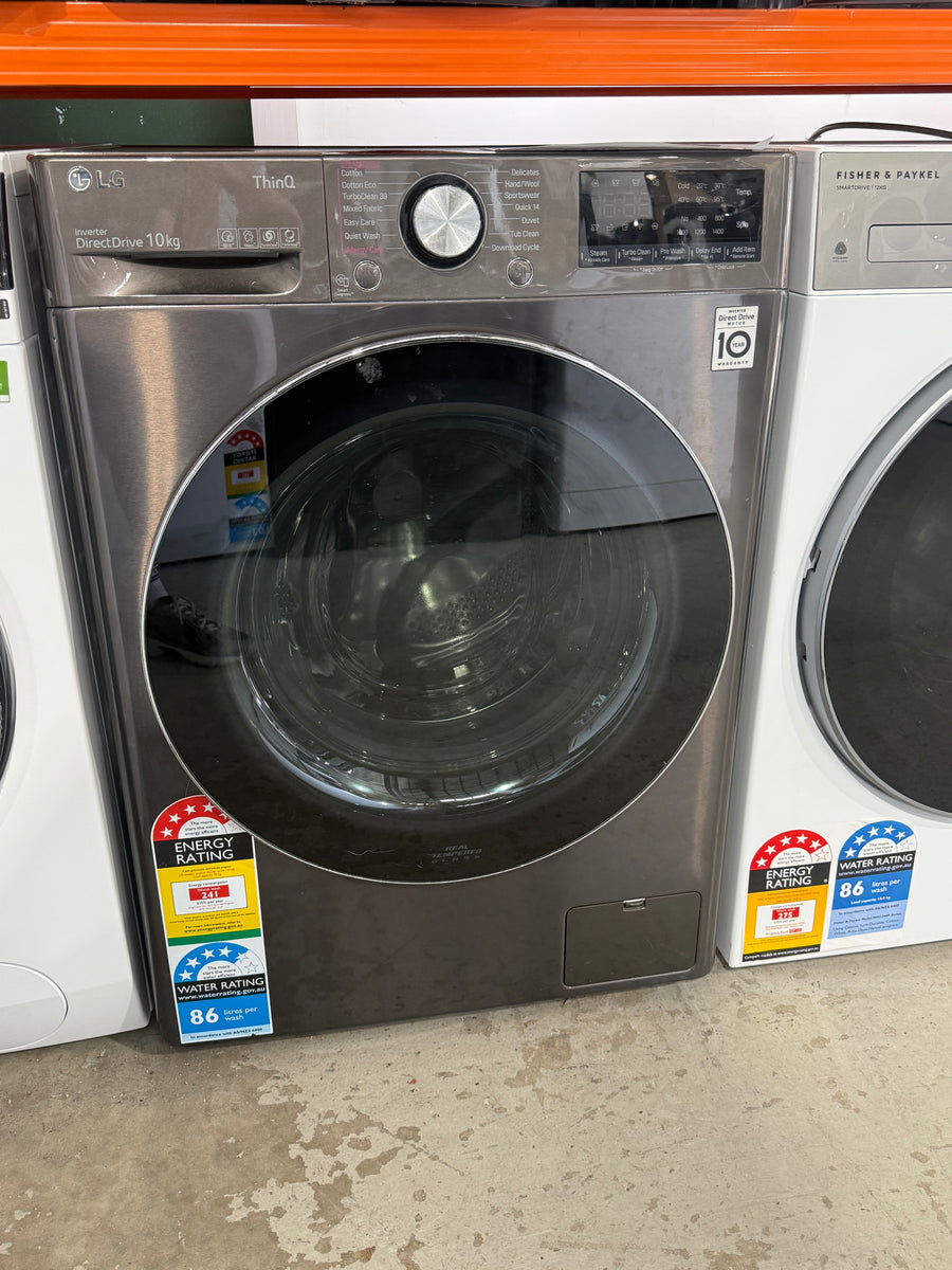 Laundry Package/Factory second LG 10kg Front Load Washer & LG 9kg Heat Pump Dryer – WV9-1410B | Dryer: DVH9-09B - Second Hand Appliances Geebung