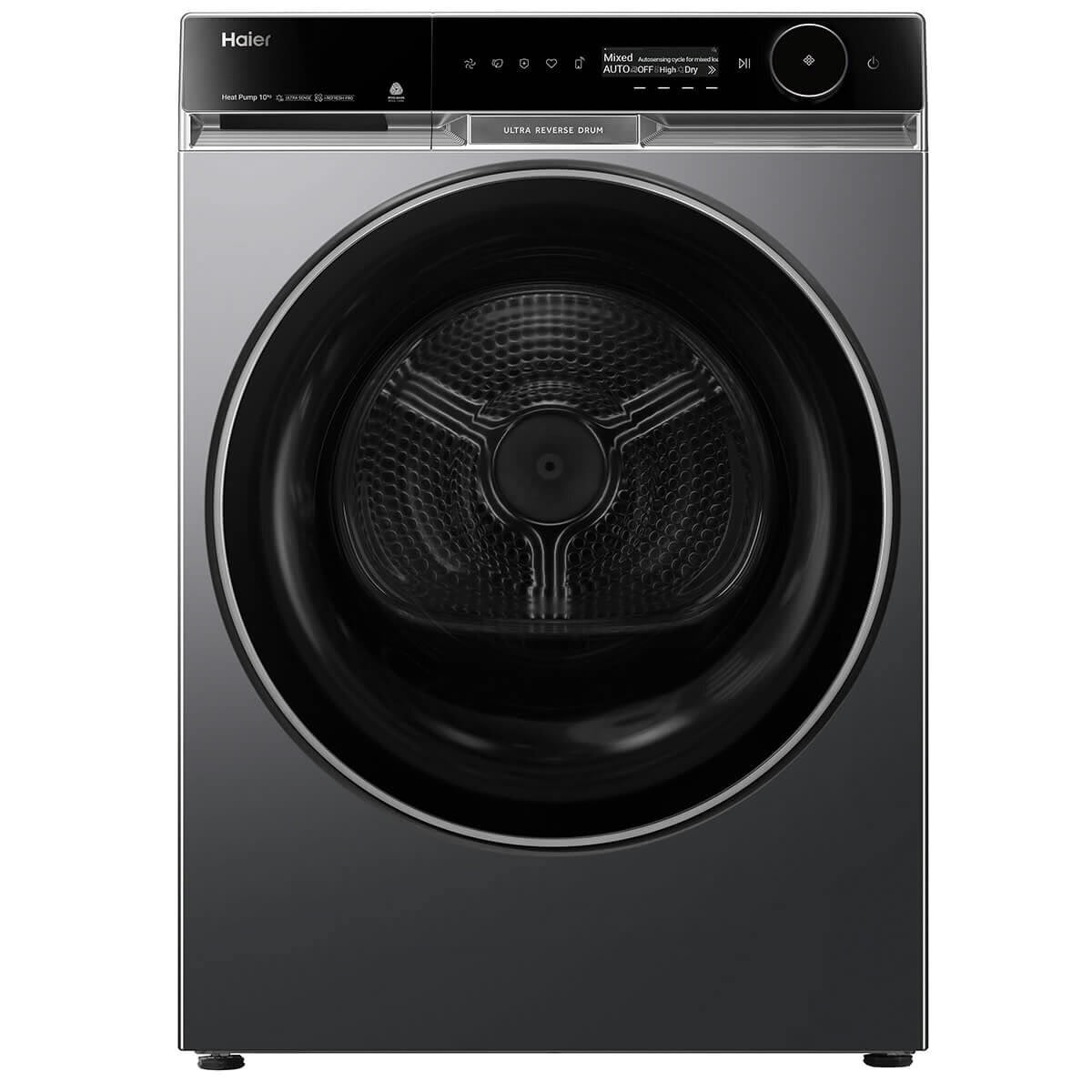 Factory second Haier 12kg Front Load Washer & 10kg Heat Pump Dryer Matching Laundry Set – HWF12PXB1 + HDHP10PXB1(NAT) - Second Hand Appliances Geebung