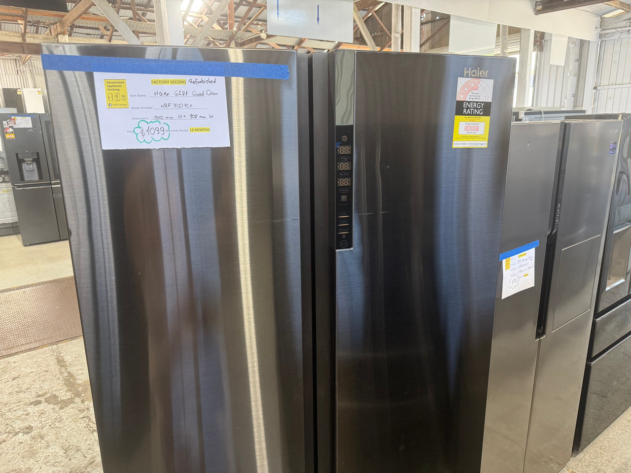 Payment link - Factory second Haier HRF700YCX  628-liter quad-door refrigerator - Second Hand Appliances Geebung