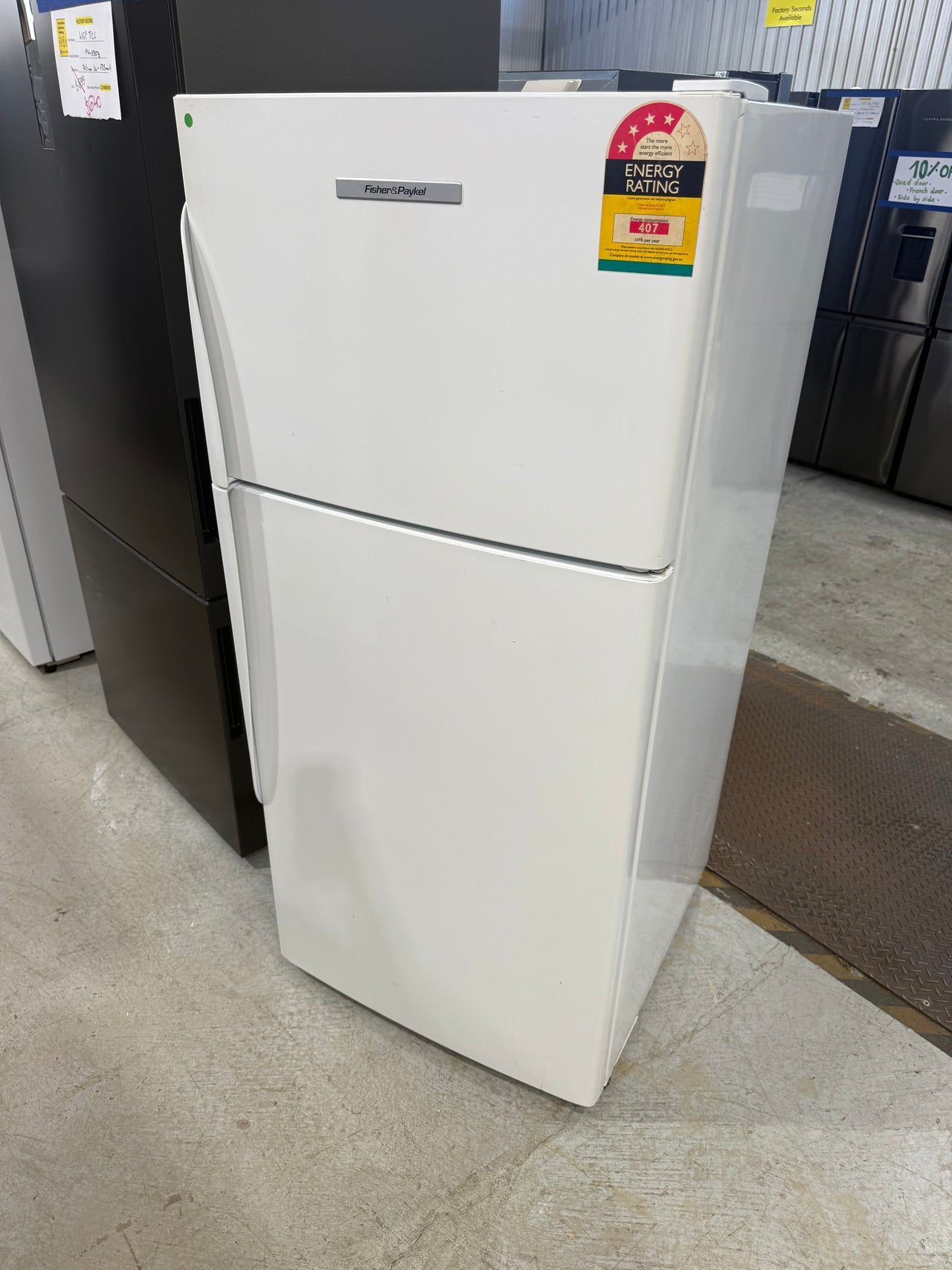 Buy Second Hand Fisher & Paykel 331L Top Mount Refrigerator – E331T |  | [product_variant] | Second Hand Appliances Geebung Brisbane