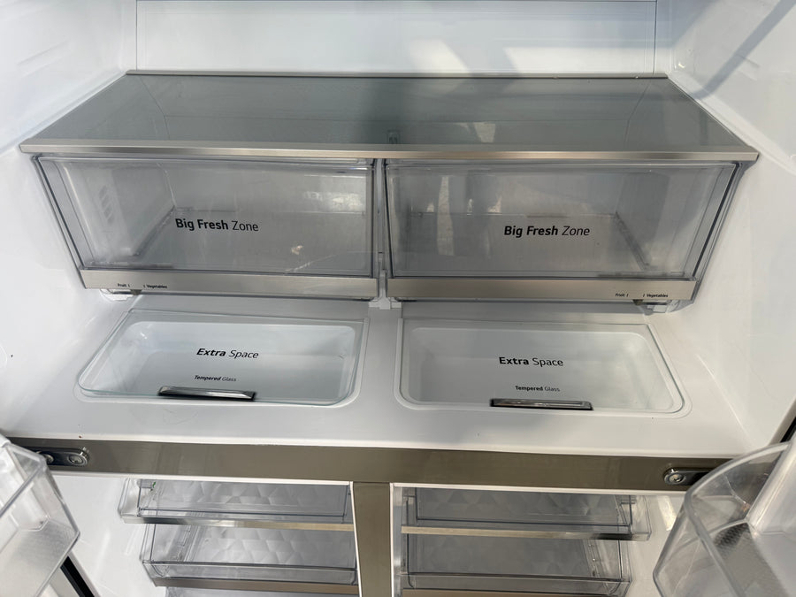 Second Hand LG 637L French Door Refrigerator – Matte Black  Model: GF-L706MBL - Second Hand Appliances Geebung