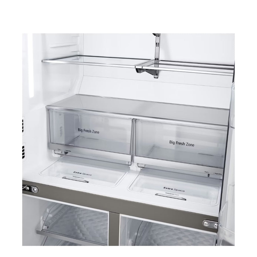Second Hand LG 637L French Door Refrigerator – Matte Black  Model: GF-L706MBL - Second Hand Appliances Geebung