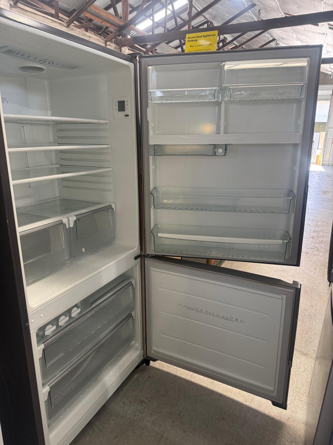 Second Hand Westinghouse 510L Bottom Mount Fridge – Stainless Steel (WBE5100SB-R) - Second Hand Appliances Geebung