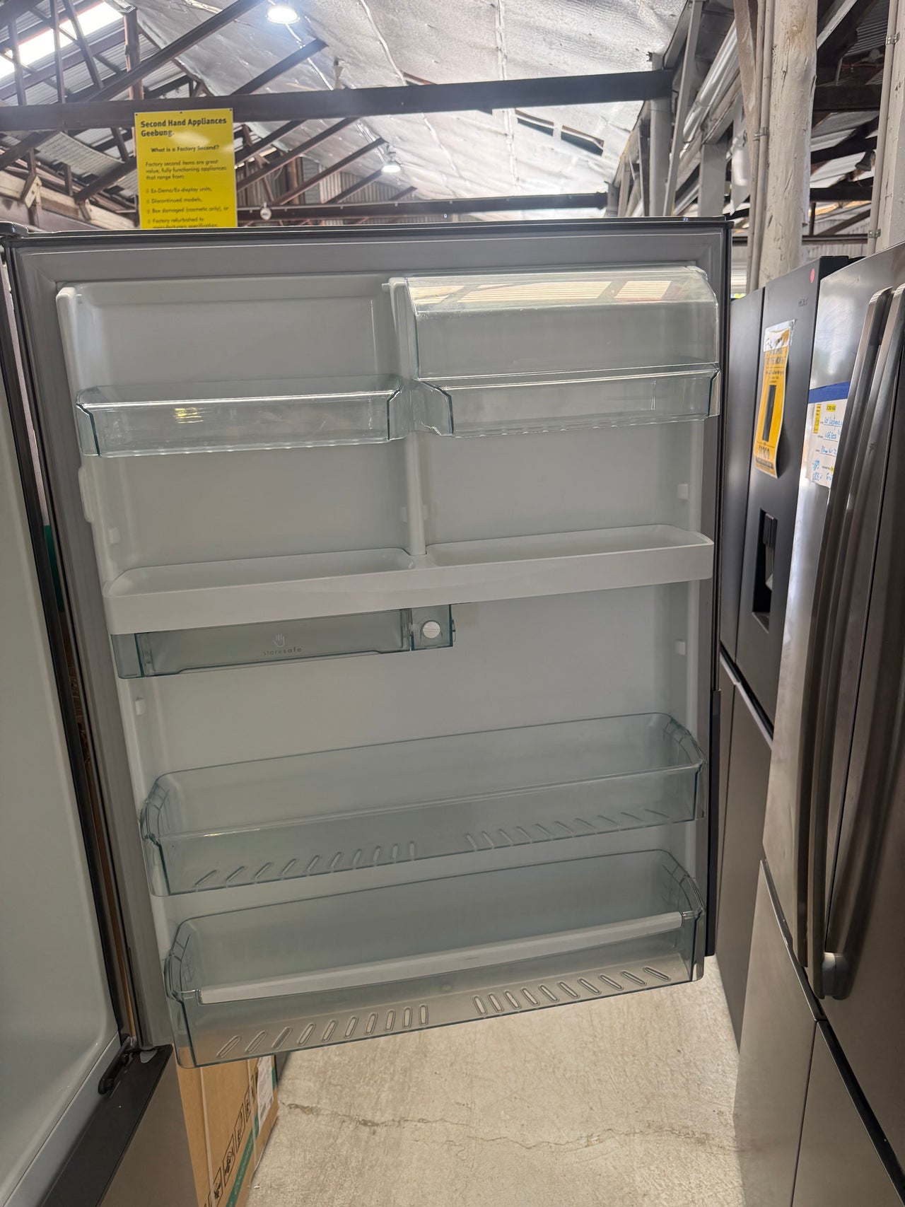 Second Hand Westinghouse 510L Bottom Mount Fridge – Stainless Steel (WBE5100SB-R) - Second Hand Appliances Geebung