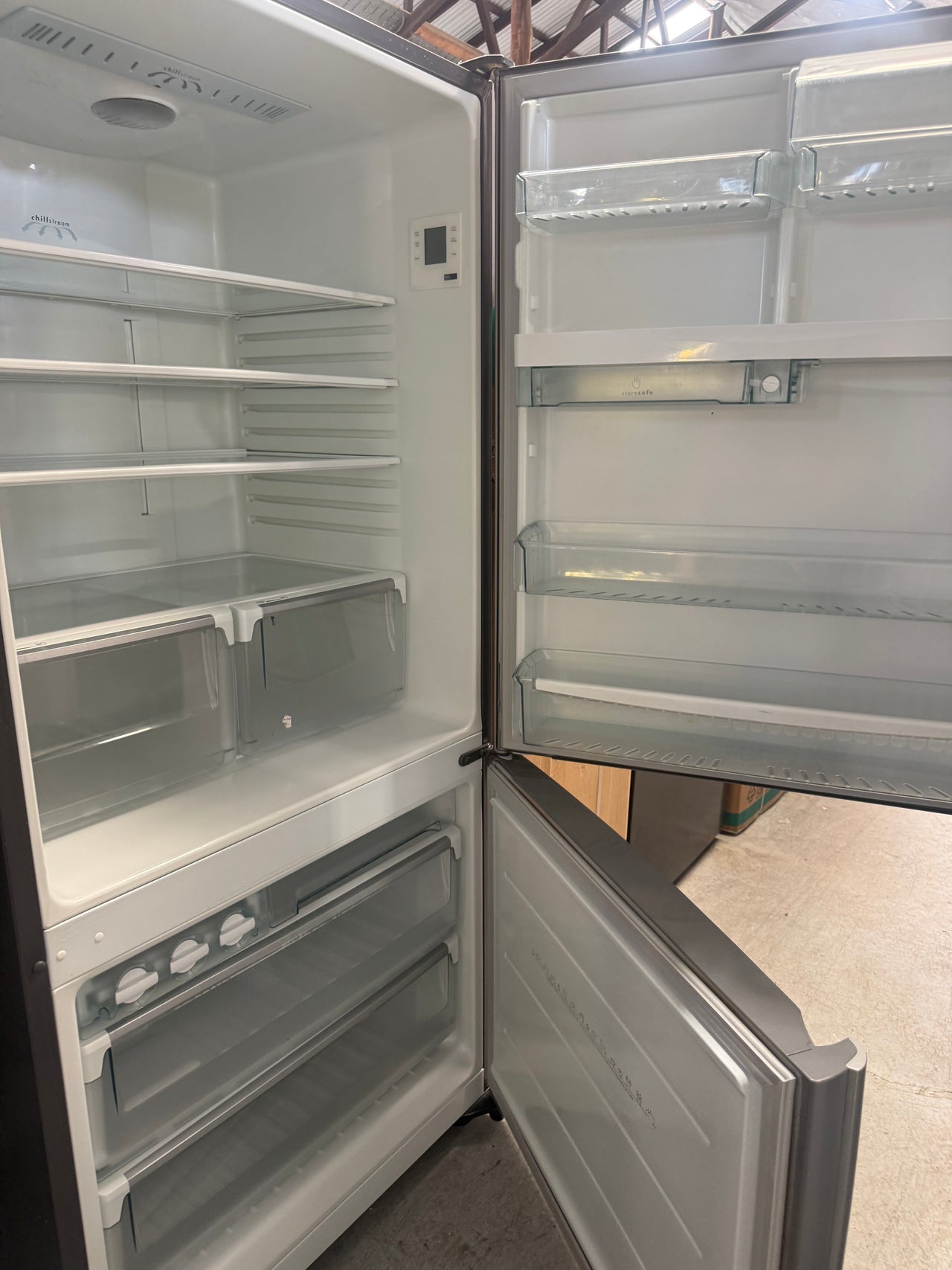 Second Hand Westinghouse 510L Bottom Mount Fridge – Stainless Steel (WBE5100SB-R) - Second Hand Appliances Geebung