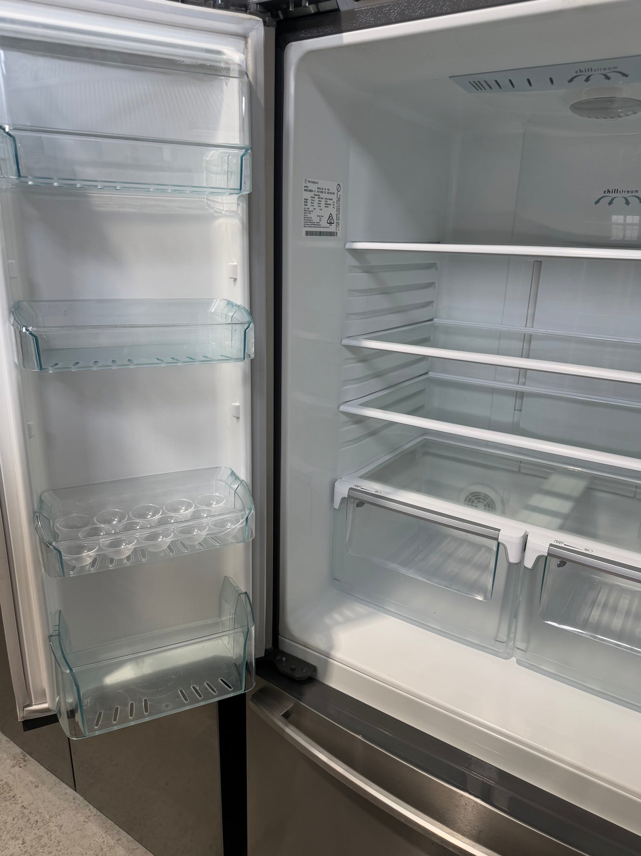 Second hand Westinghouse 510L Stainless Steel French Door Refrigerator WHE5100SA - Second Hand Appliances Geebung