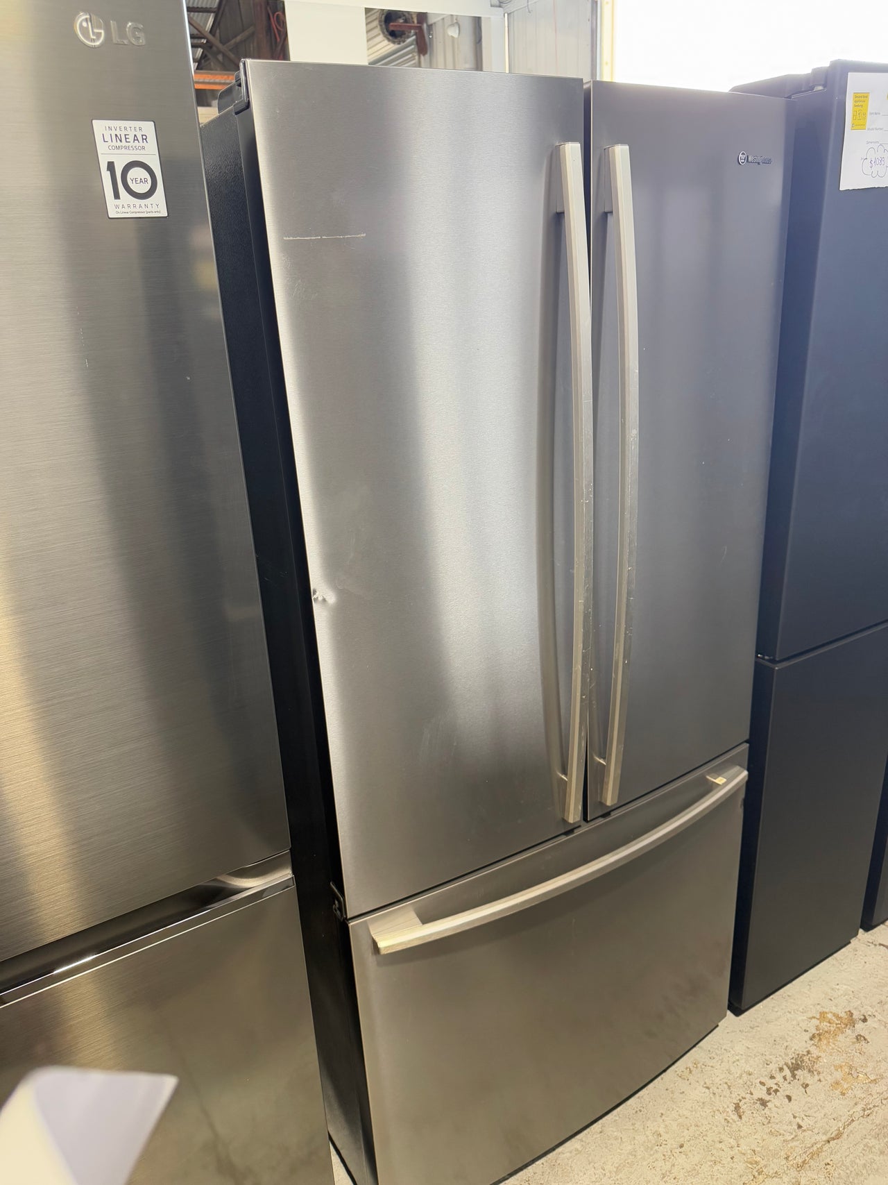 Second hand Westinghouse 510L Stainless Steel French Door Refrigerator WHE5100SA - Second Hand Appliances Geebung