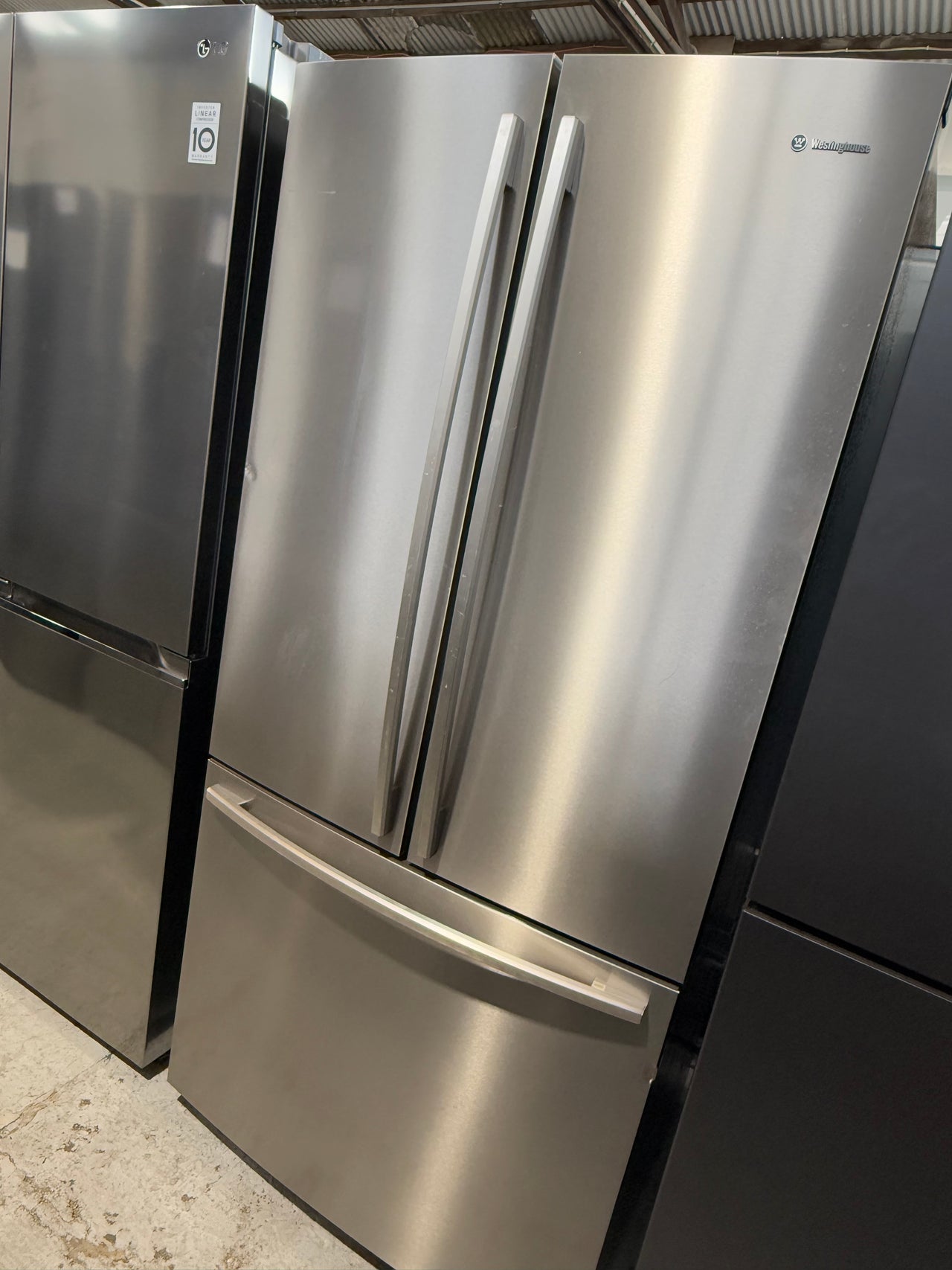 Second hand Westinghouse 510L Stainless Steel French Door Refrigerator WHE5100SA - Second Hand Appliances Geebung