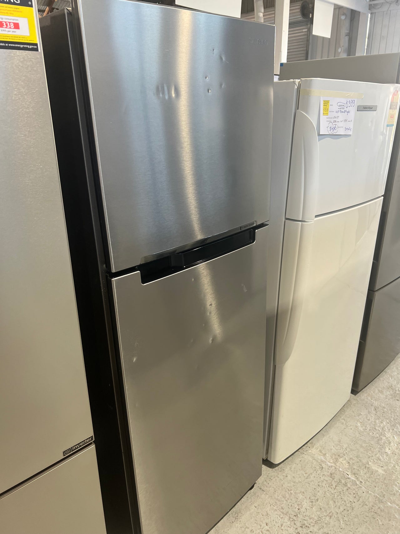 Second hand 341l Samsung Top Mounted Fridge SR341MLS - Second Hand Appliances Geebung