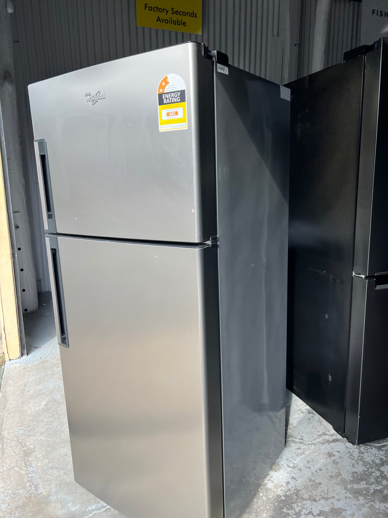 Second hand 410L Whirlpool Fridge WRIBP41MC - Second Hand Appliances Geebung