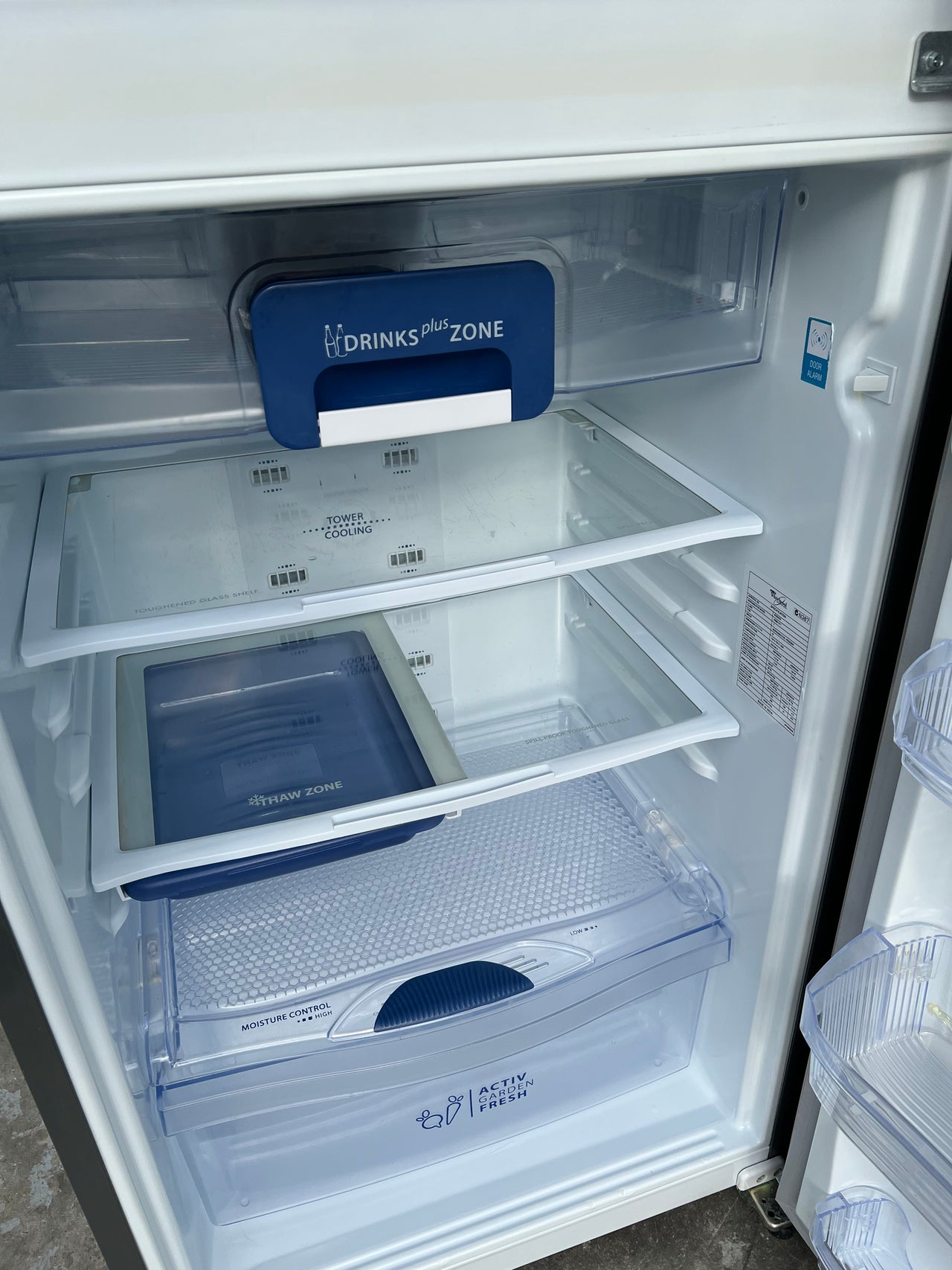 Second hand 410L Whirlpool Fridge WRIBP41MC - Second Hand Appliances Geebung